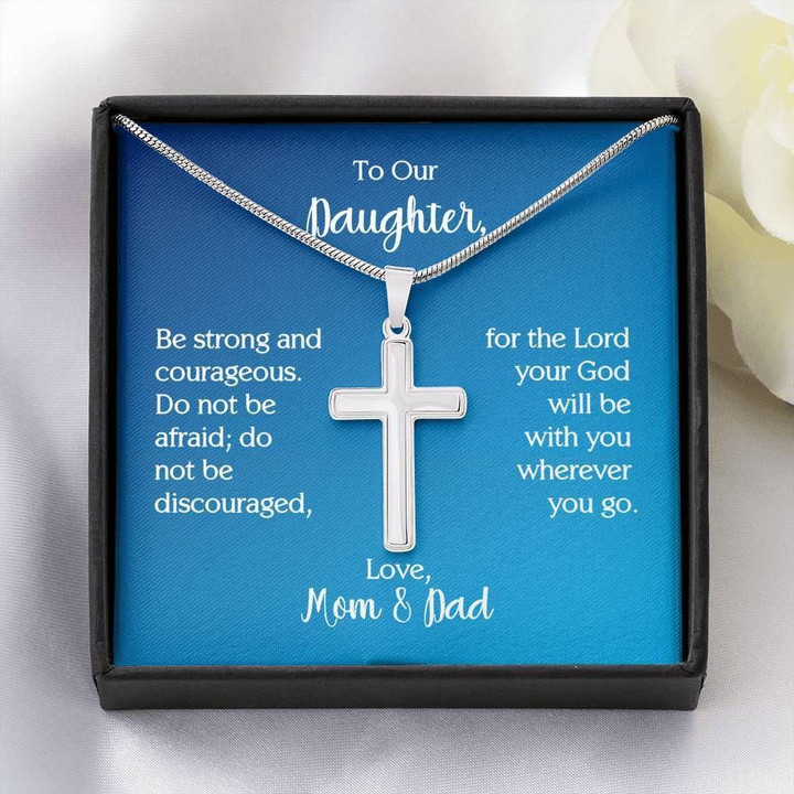 Parents Gift For Daughter Necklace Wherever You Go