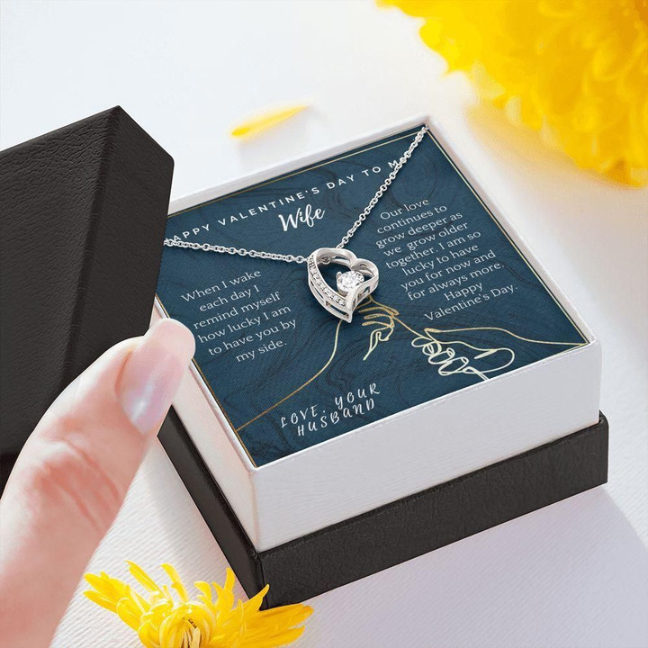 So Lucky To Have You For Now And For Always More Gift For Wife Forever Love Necklace