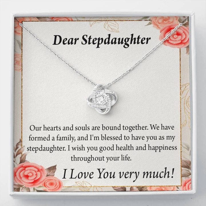 Our Hearts And Souls Love Knot Gift For Stepdaughter