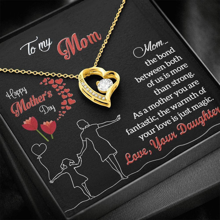 To My Mom Happy Mother's Day You Are Fantastic Forever Love Necklace