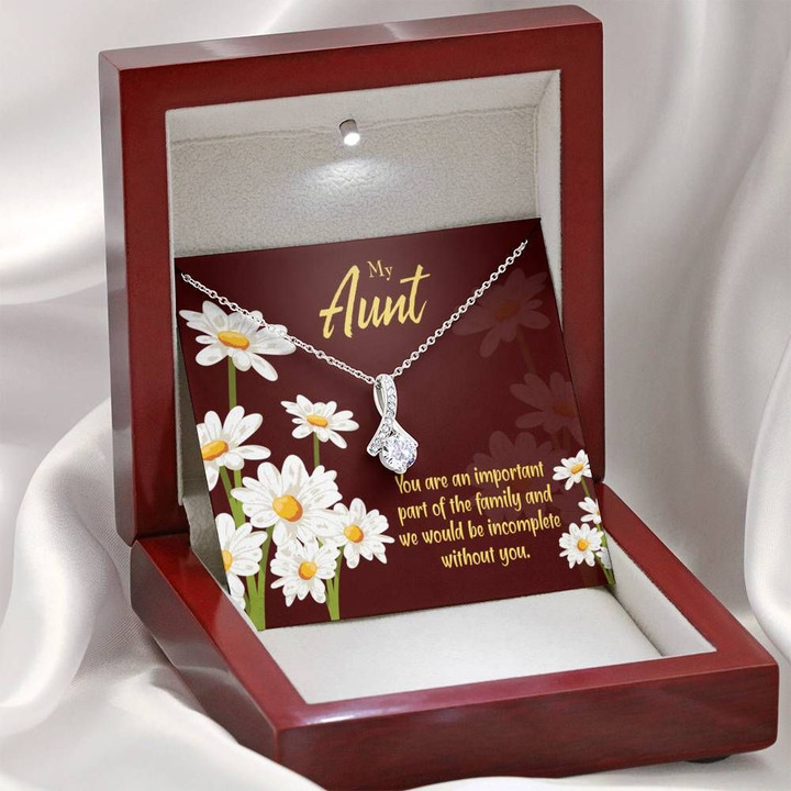 You Are An Important Part Of The Family Gift For Aunt Alluring Beauty Necklace