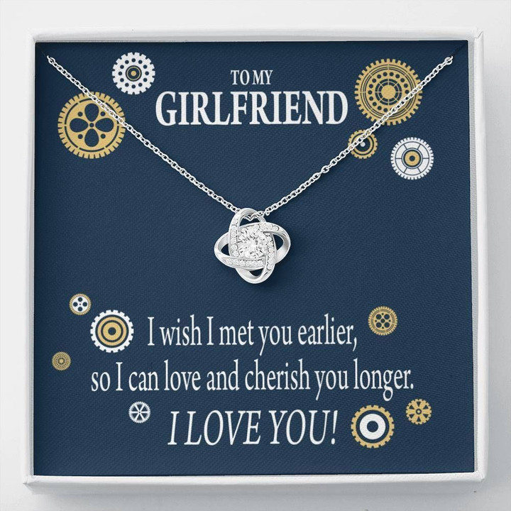 Love Knot Necklace Gift For Hers Cherish You Longer