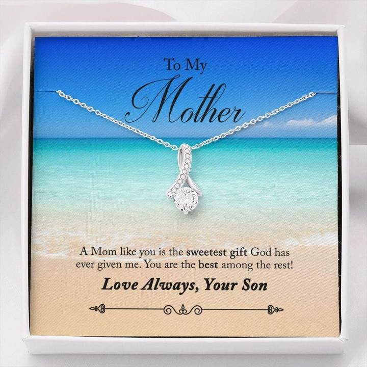 You Are The Best Among The Rest Gift For Mom Alluring Beauty Necklace