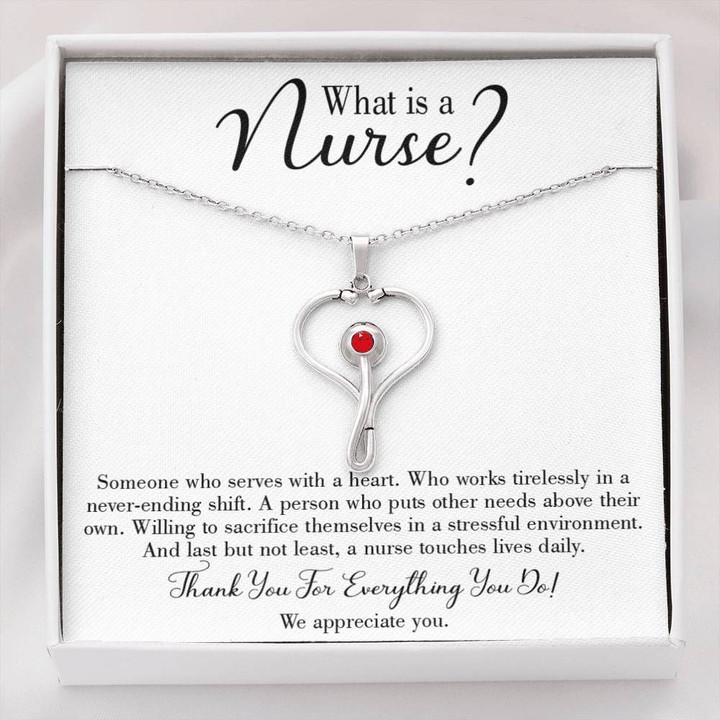 What Is A Nurse Necklace Gift For Women Stethoscope Necklace