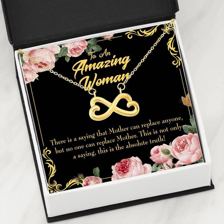 This is A Absolute Truth Infinity Heart Necklace Gift For Women