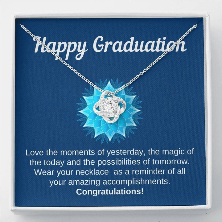 Graduation Gift Wear Your Necklace As A Reminder Of All Your Amazing Accomplishments Love Knot Necklace