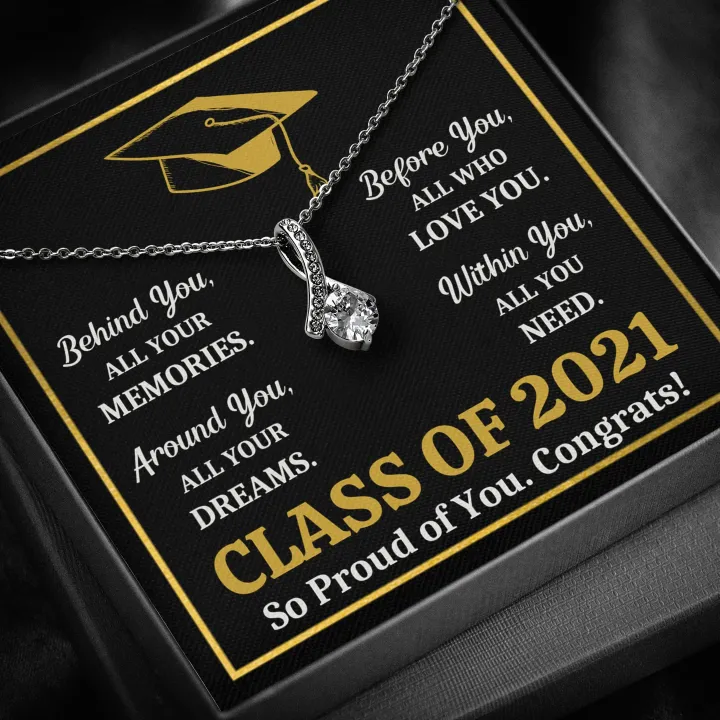 Proud Of You Graduation Gift Alluring Beauty Necklace