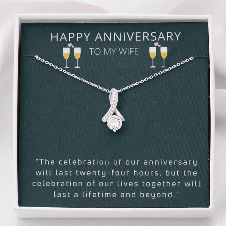 The Celebration Of Our Lives Together Alluring Beauty Necklace Gift For Wife