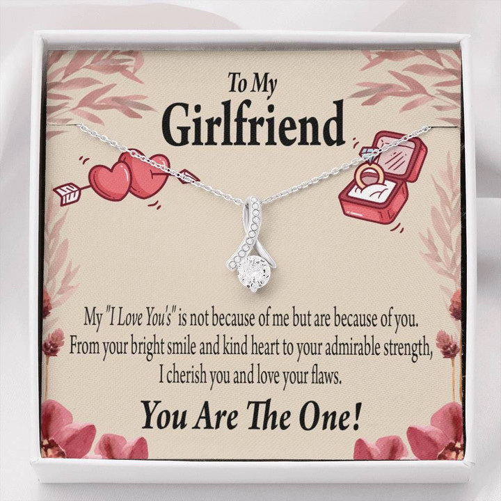 You Are The One Gift For Girlfriend Alluring Beauty Necklace