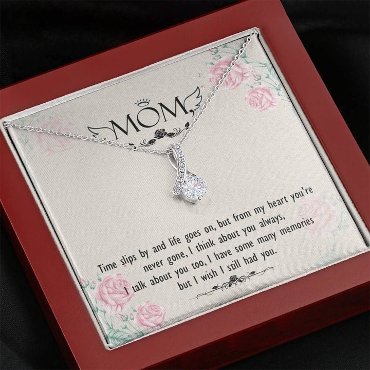 Gift For Mom Alluring Beauty Necklace I Wish I Still Had You
