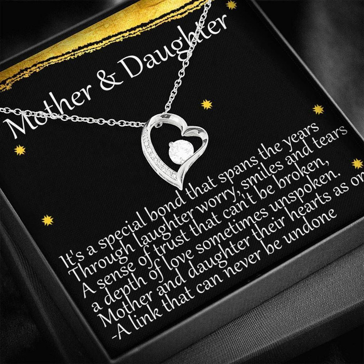 Forever Love Necklace Mom Gift For Daughter Our Link Can Never Be Undone