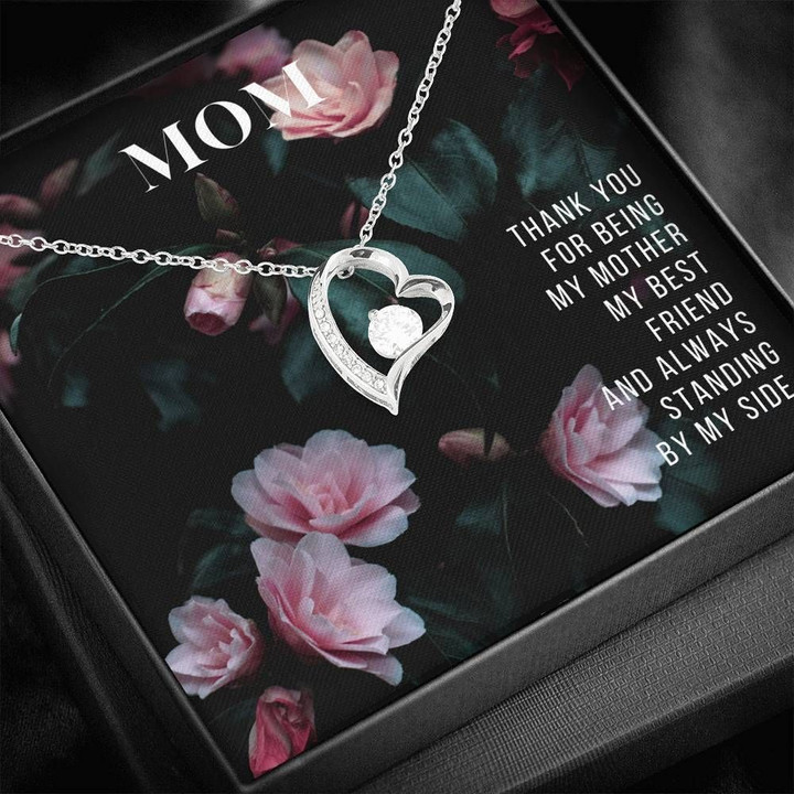 Gift For Mom Forever Love Necklace Thank You For Being My Mother