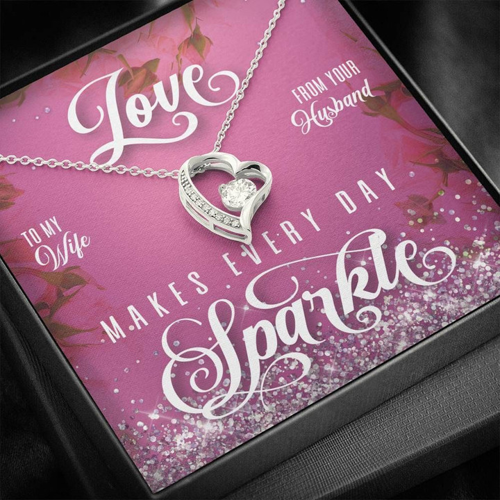 Forever Love Necklace Gift For Wife Makes Everyday Sparkle