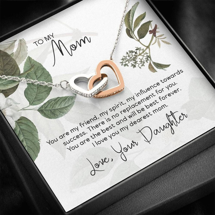 You're My Friend Interlocking Hearts Necklace Daughter Gift For Mom Mama