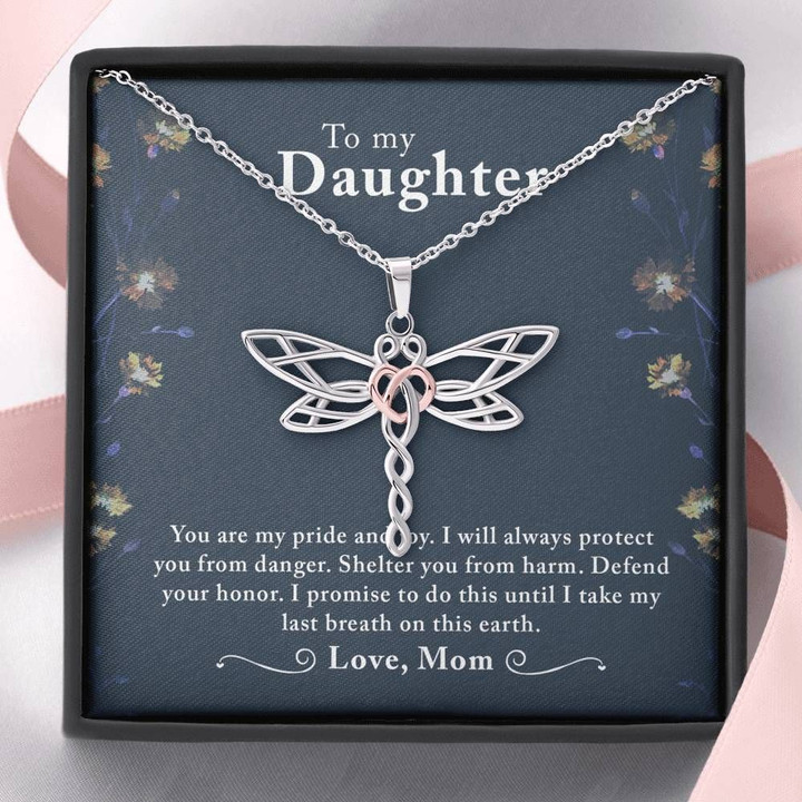 Garden At Night Mom Gift For Daughter Dragonfly Dreams Necklace You Are My Pride
