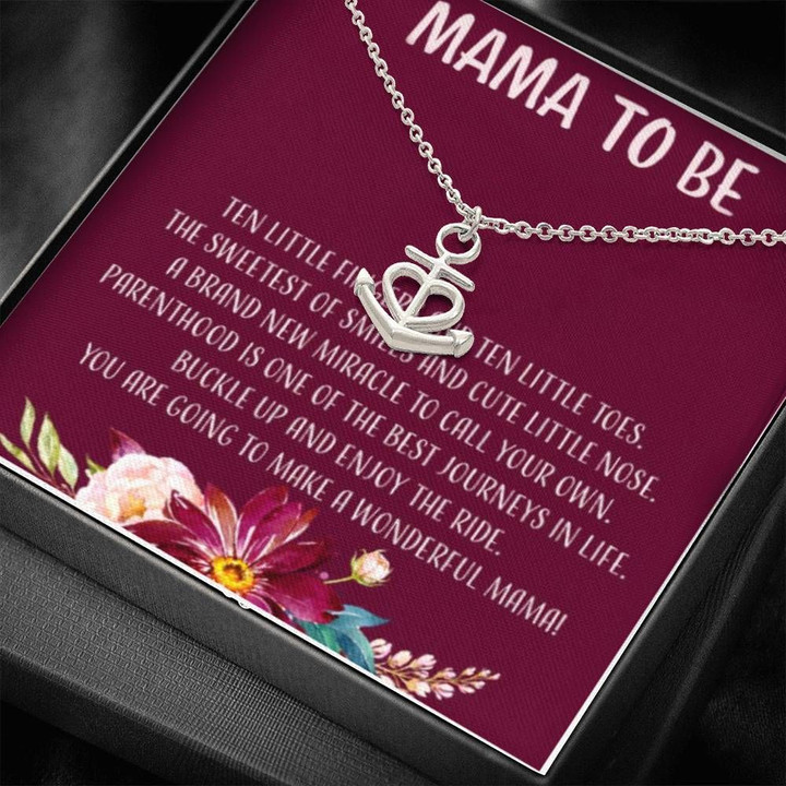 To A Mama To Be You Are Going To Make A Wonderful Mama Anchor Necklace Gift For Mom