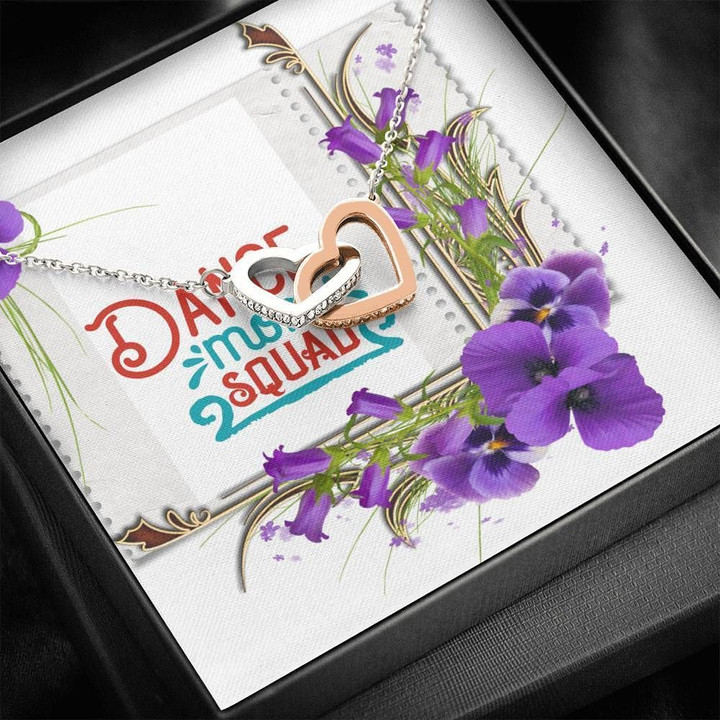 Dannce Mother Squad Gift For Mom Interlocking Hearts Necklace