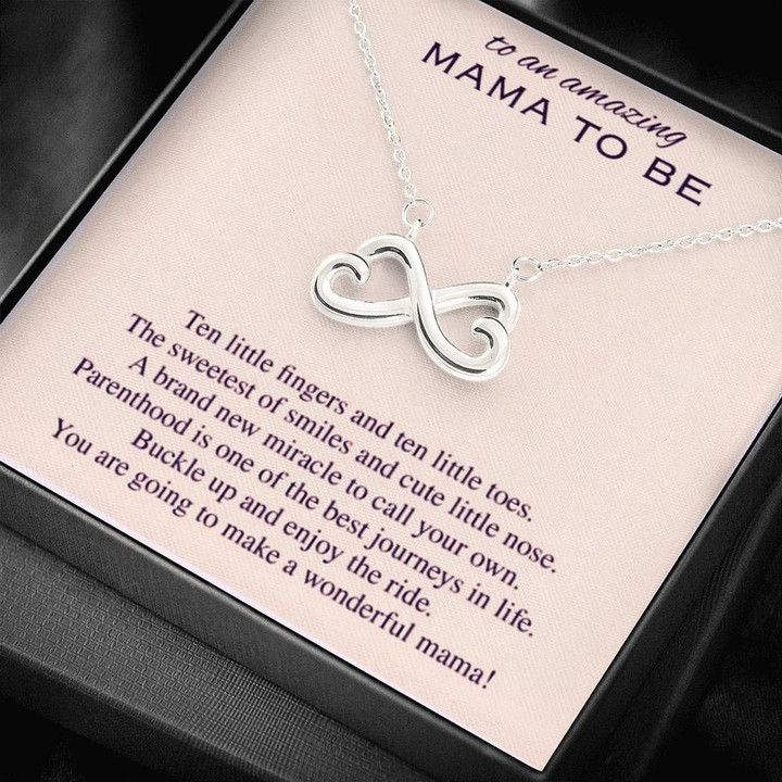 Infinity Heart Necklace Gift For Amazing Mama To Be You Are Going To Make A Wonderful Mom