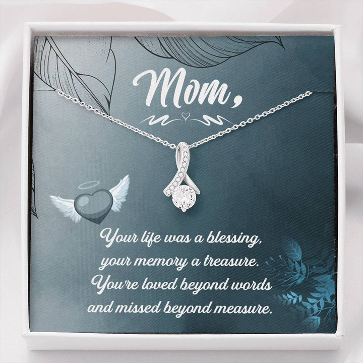 Gift For Mom Alluring Beauty Necklace Your Memory A Treasure