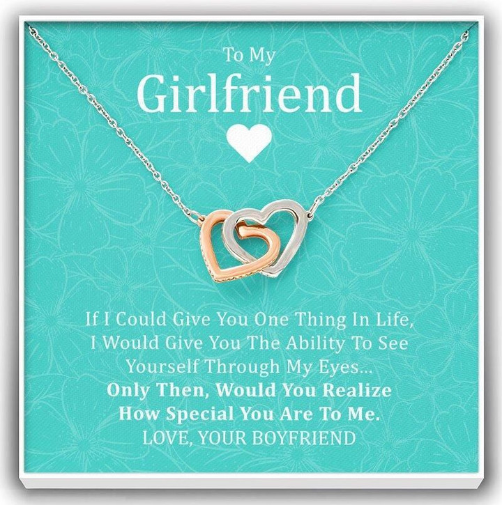 Interlocking Hearts Necklace Gift For Hers How Special You Are