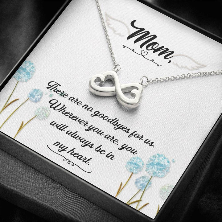 Wing Gift For Mom Infinity Heart Necklace You Will Always In My Heart