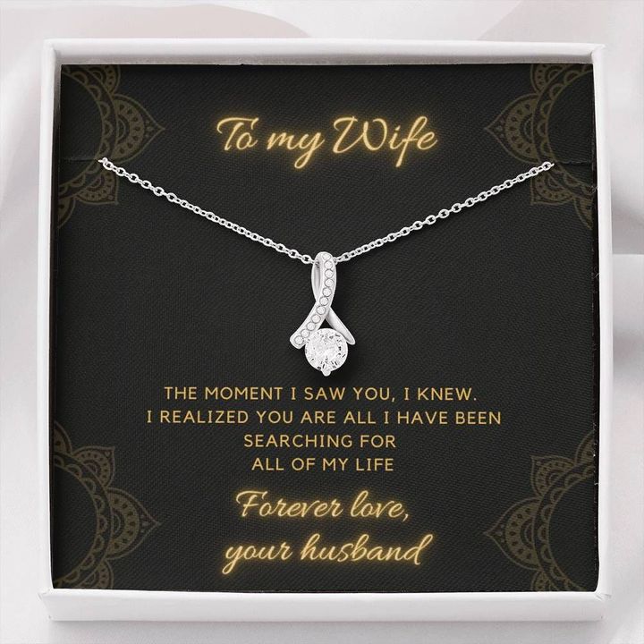 Alluring Beauty Necklace Gift For Wife You Are All My Love