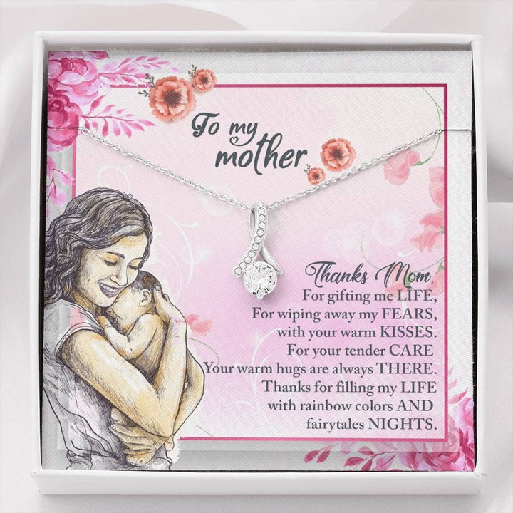 Gift For Mother Alluring Beauty Necklace Thank You For Filling My Life