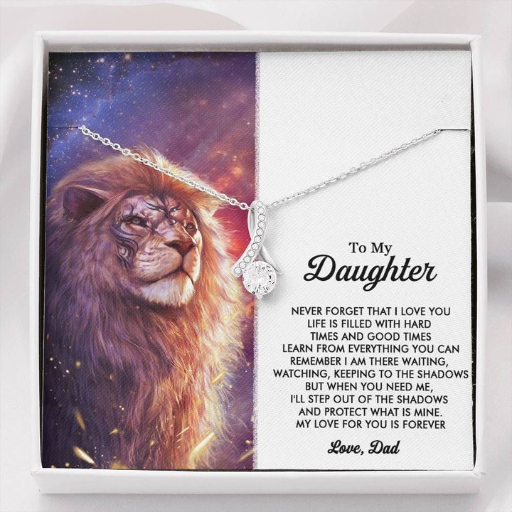Ancestor Lion Alluring Beauty Necklace Dad Gift For Daughter Never Forget That I Love You