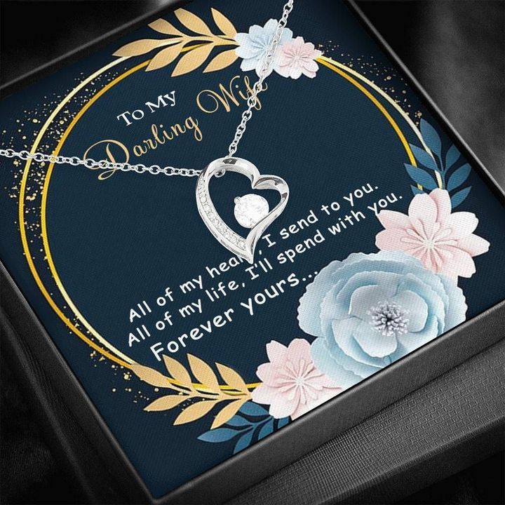 All Of My Heart For You Forever Love Necklace Gift For Wife