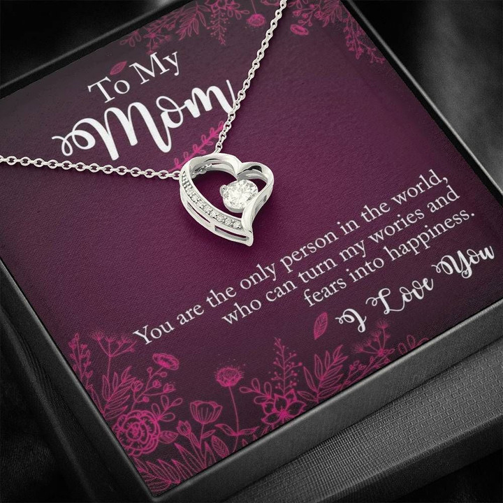 You Can Turn My Worries Into Happiness Forever Love Necklace Gift For Mom