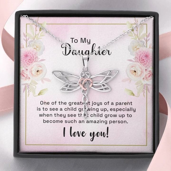 To My Daughter One Of The Greatest Joys Dragonfly Dreams Necklace