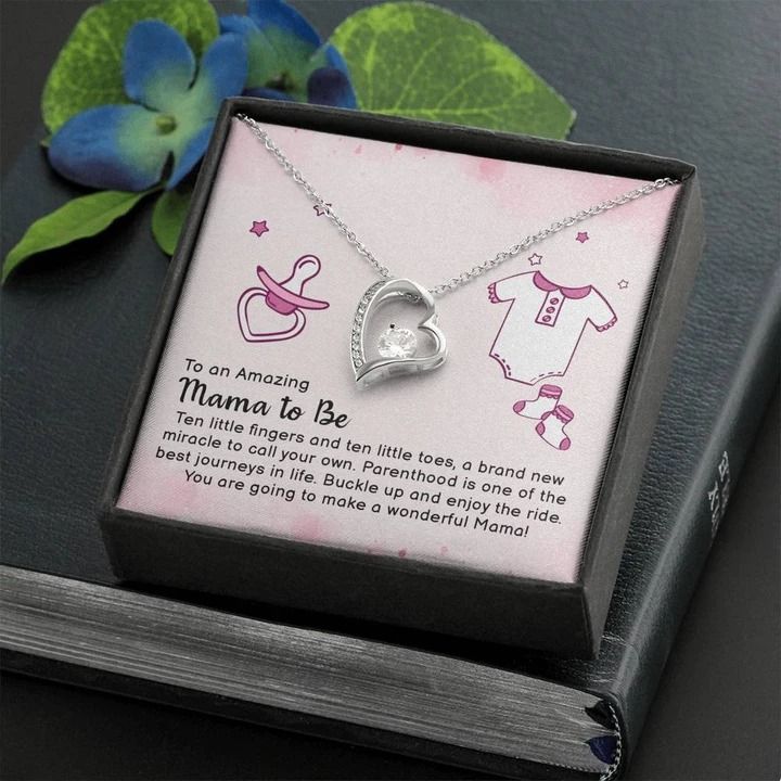 To An Amazing Mama To Be Forever Love Necklace