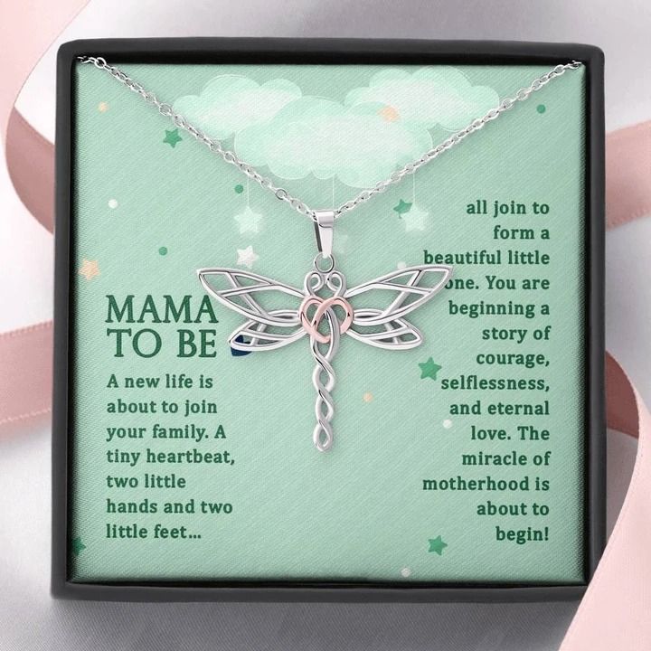 Mama To Be A New Life Dragonfly Dreams Necklace