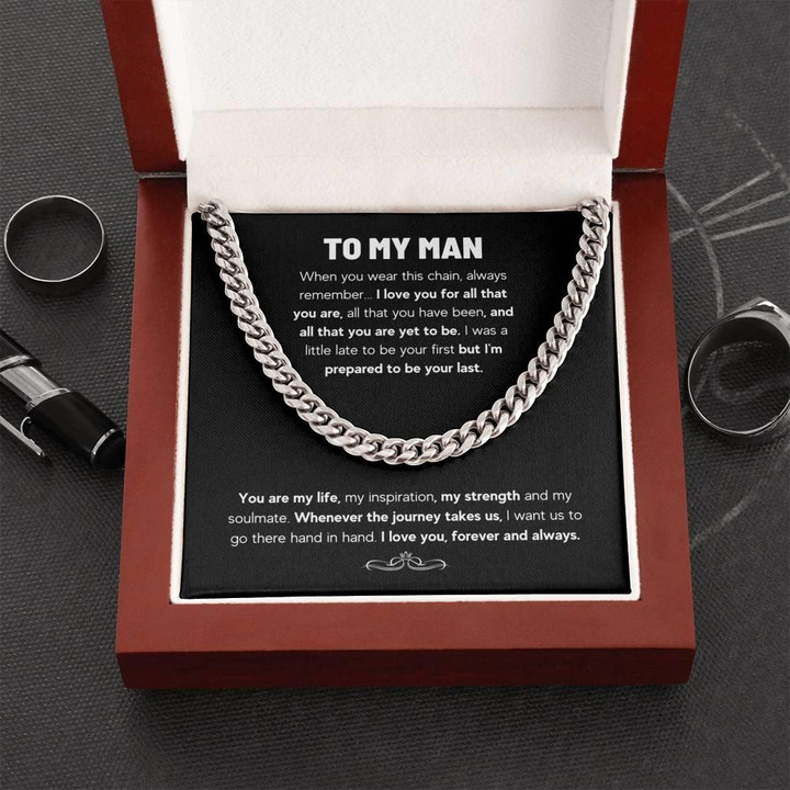 Gift For Him You Are My Life My Inspiration Cuban Link Chain 