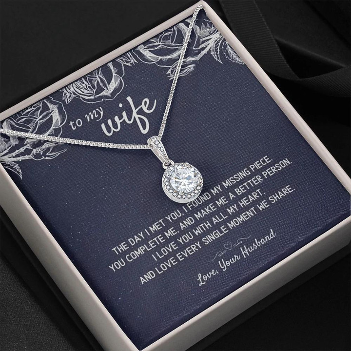 Lovely Gift For Wife Love Every Single Moment We Share Eternal Hope Necklace