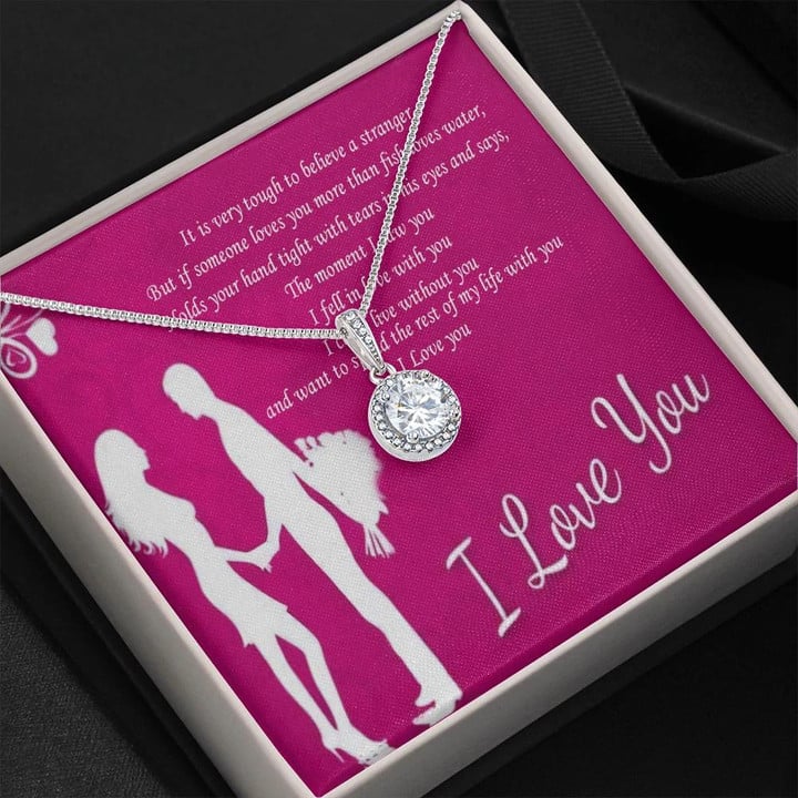 Anniversary Gift For Wife I Can't Live Without You I love You Eternal Hope Necklace
