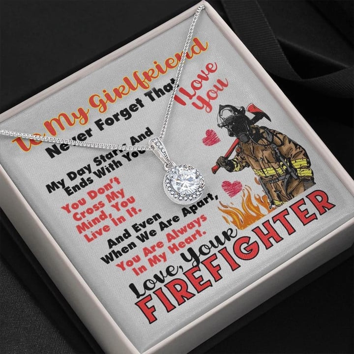 Firefighter You Are Always In My Heart Eternal Hope Necklace Gift For Girlfriend