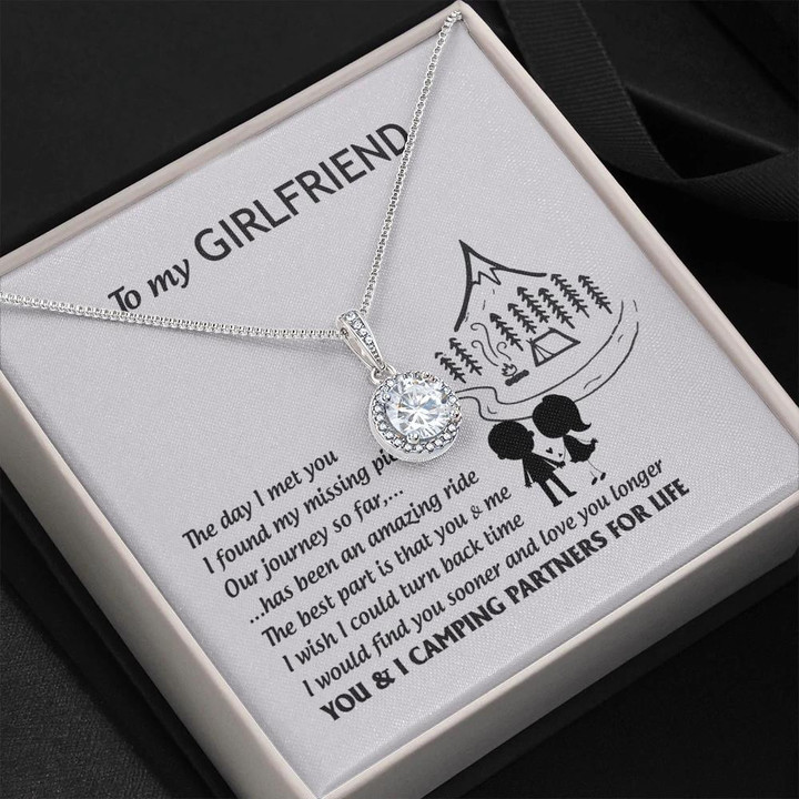 You And I Camping Partners For Life Gift For Girlfriend Eternal Hope Necklace