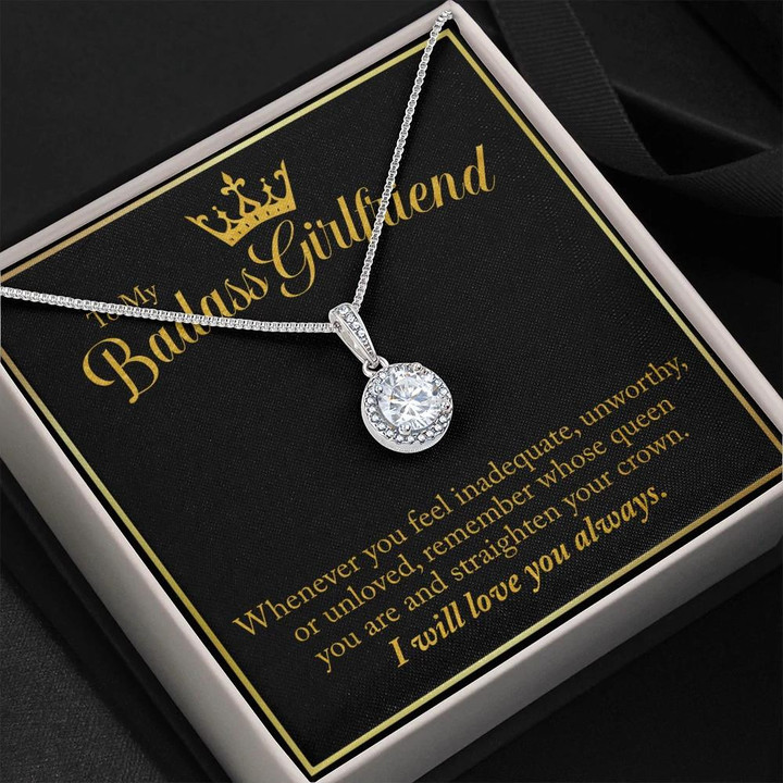 Gift For Girlfriend Remember Whose Queen You Are Eternal Hope Necklace