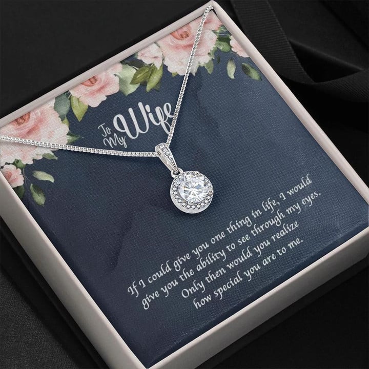 Gift For Wife Only Then Would You Realizer Floral Eternal Hope Necklace
