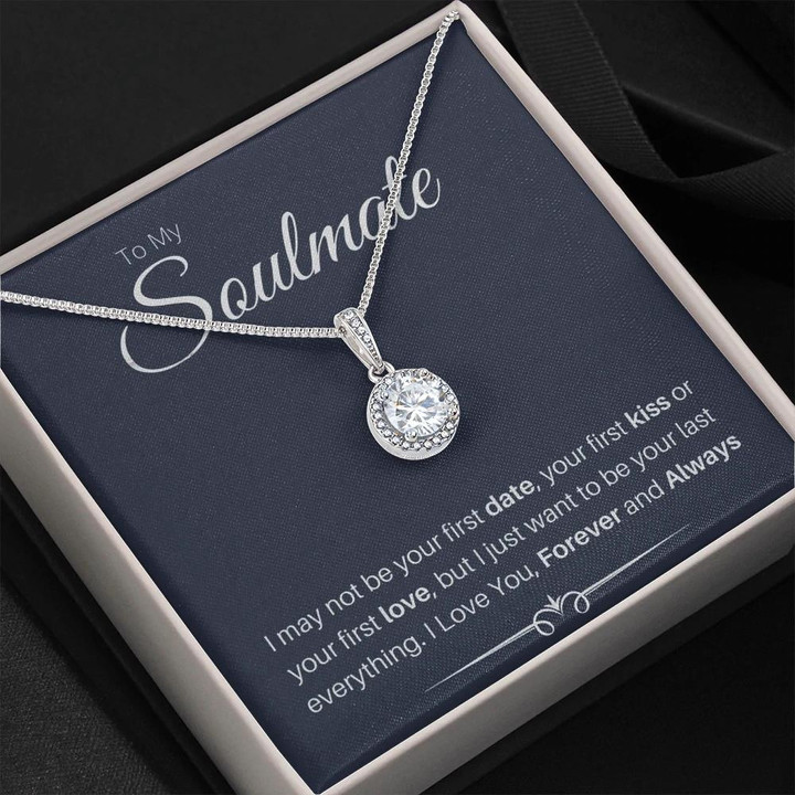 Meaningful Gift For Her My Soulmate Basic Love You Forever And Always Eternal Hope Necklace