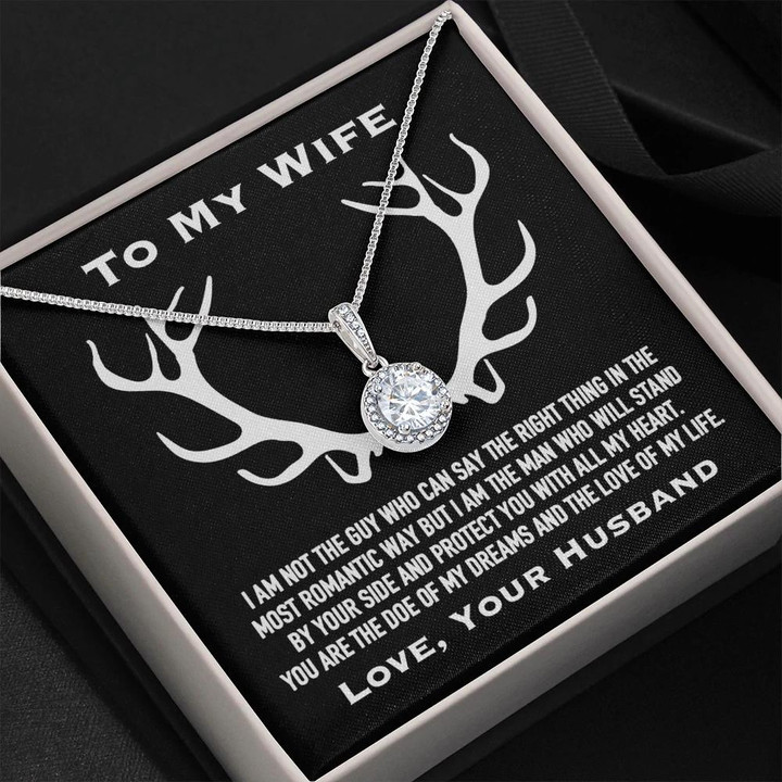 Deer Gift For Wife You Are The Love Of My Life Eternal Hope Necklace