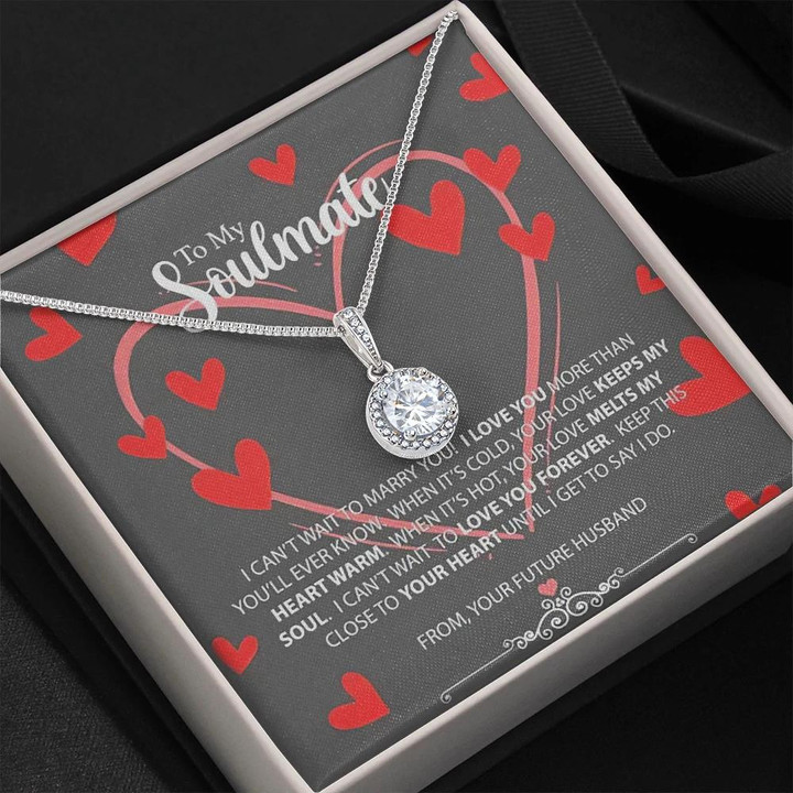 Keep This Close To Your Heart Gift For Her My Soulmate Eternal Hope Necklace With Message Card