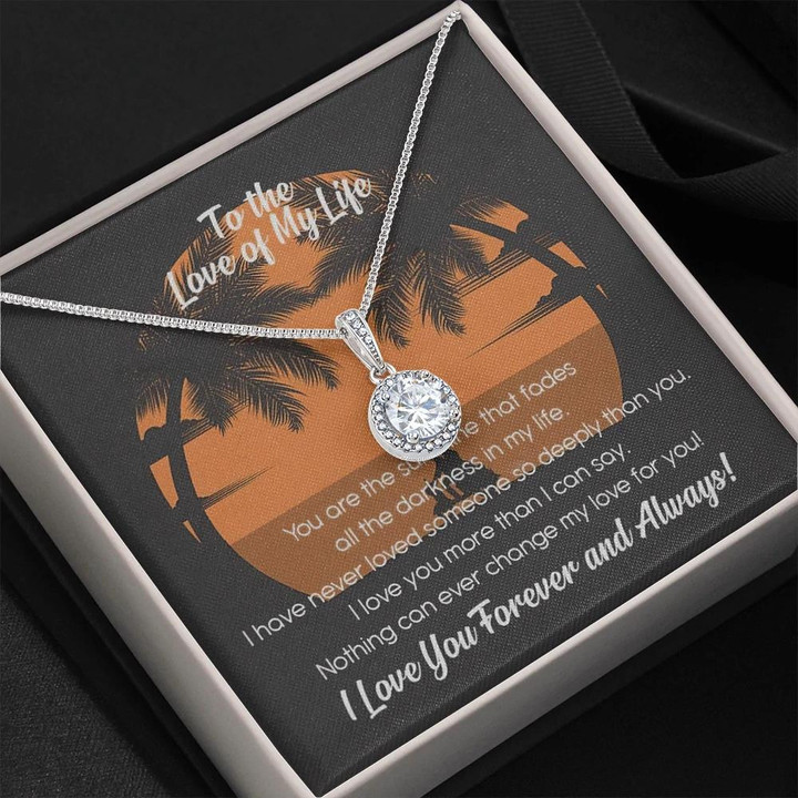 Gift For Girlfriend Nothing Can Ever Change My Love Eternal Hope Necklace
