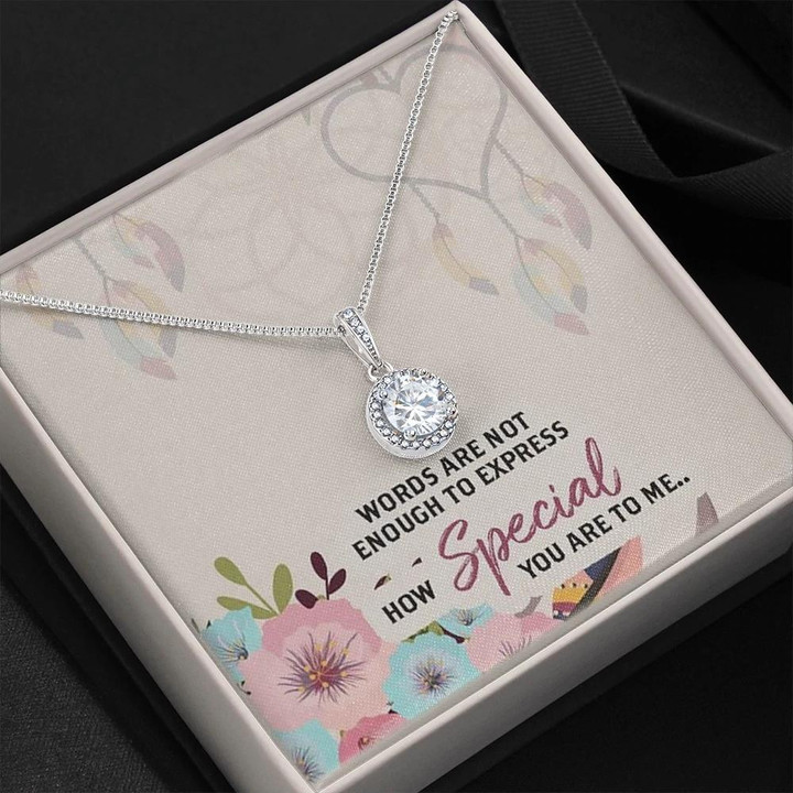 Gift For Wife Dreamcatcher With Floral How Special You Are Eternal Hope Necklace