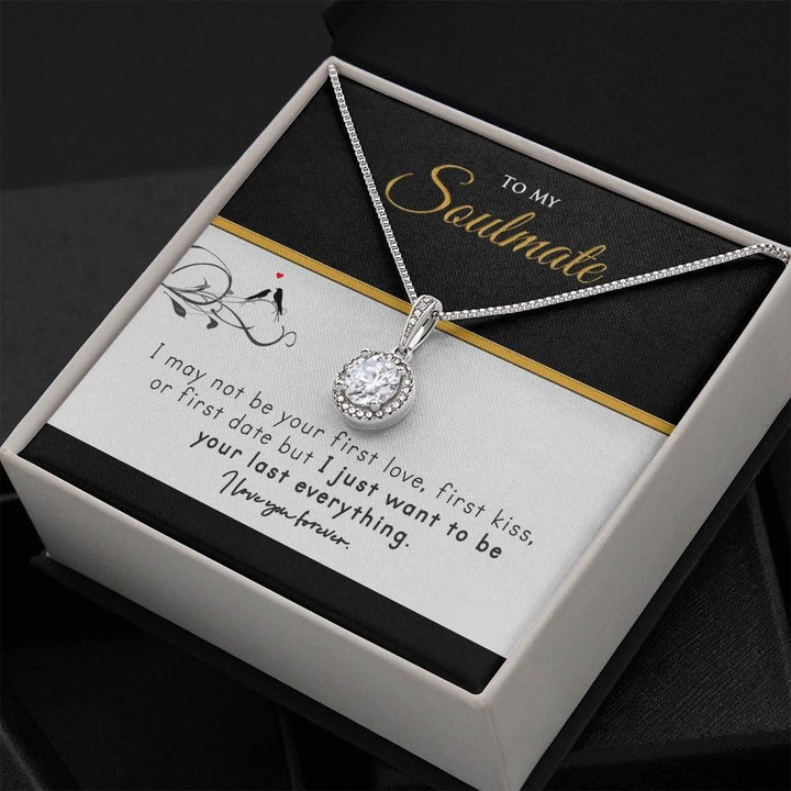 Valentine's Day Gift For Girlfriend I May Not Be Your First Kiss Eternal Hope Necklace