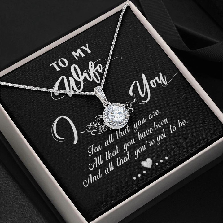 All That You're Yet To Be Gift For Wife Eternal Hope Necklace With Message Card