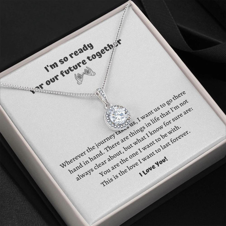 Gift For Girlfriend This Is The Love I Want To Last Forever Eternal Hope Necklace