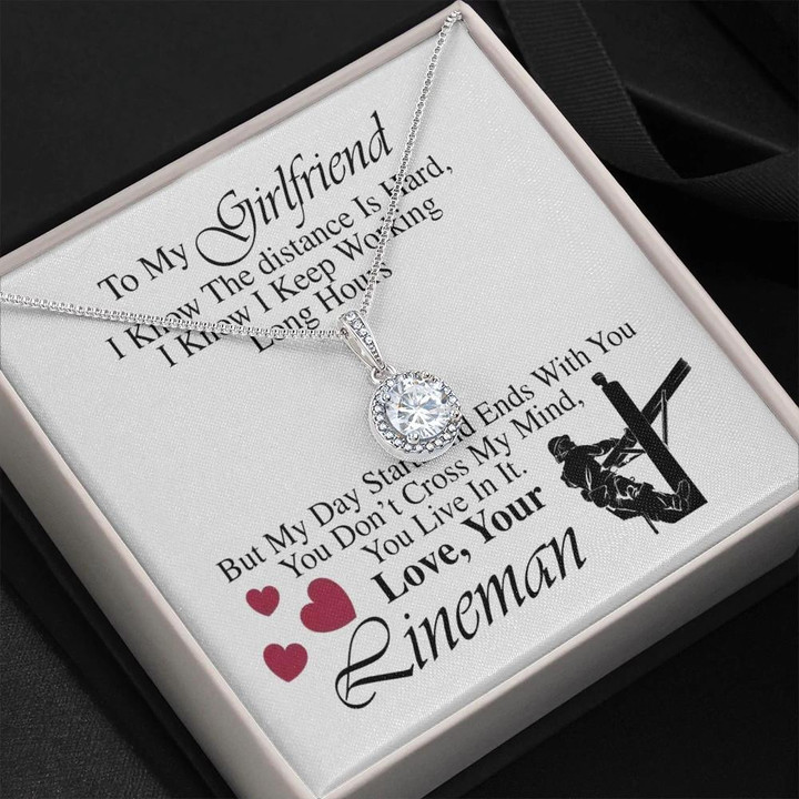 Gift For Girlfriend Lineman You Love In It Eternal Hope Necklace