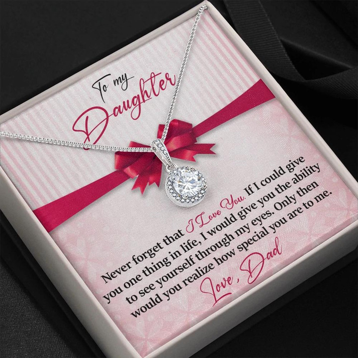 Gift For Daughter I Love You How Special You Are To Me Eternal Hope Necklace